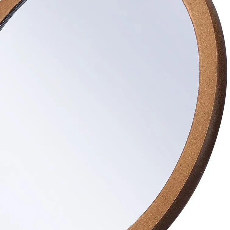 Brown Round Makeup Mirror