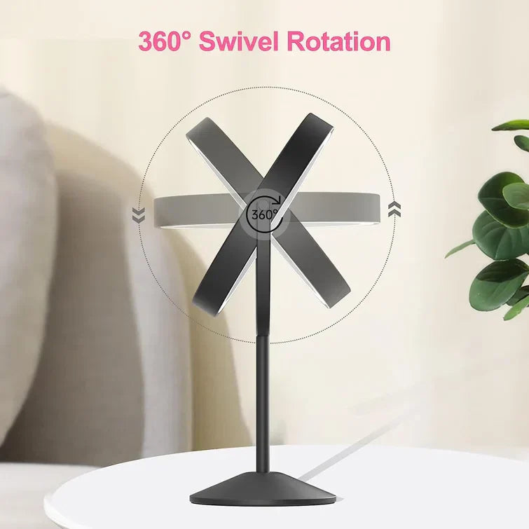 Malsky Round LED Makeup Mirror