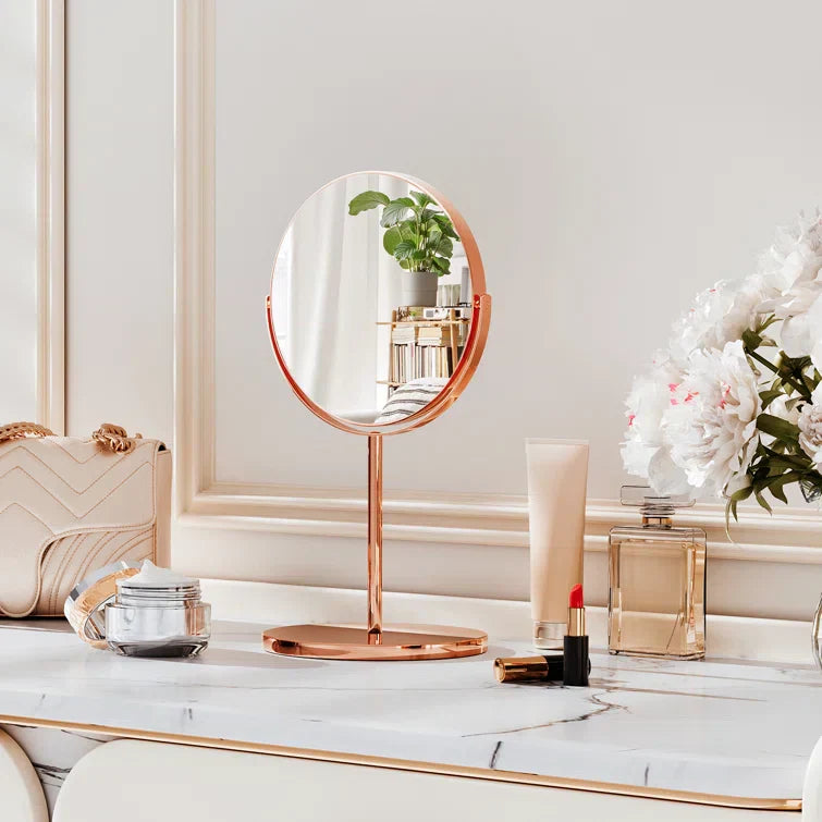 Portable Free Standing Table Makeup Mirror