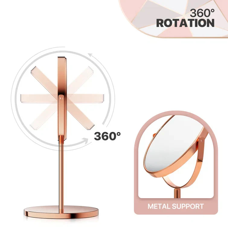 Portable Free Standing Table Makeup Mirror